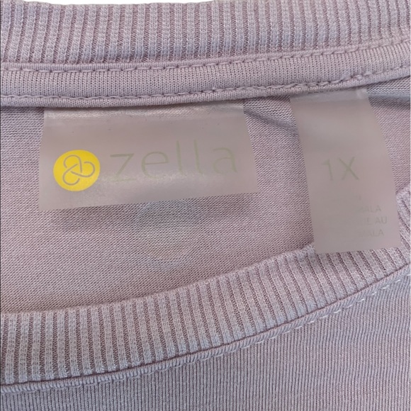 Zella Long Sleeve Ruched Tunic Top size 1X - Picture 12 of 17